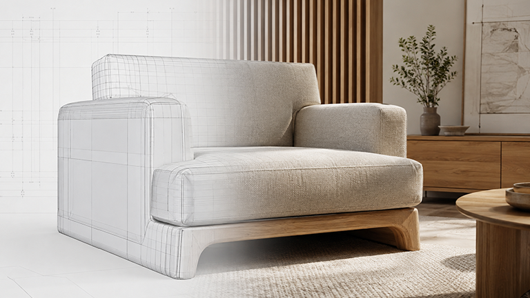 CAD Rendering Services for UK Furniture Manufacturers